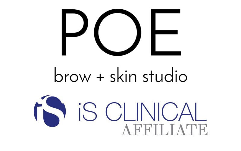 POE Brow + Skin Studio iS Clinical Affiliate Logo